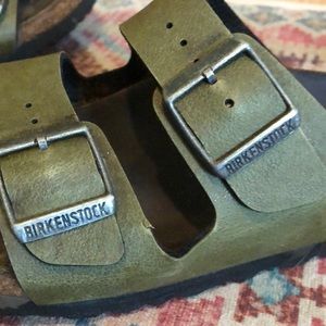 Olive Green Birkenstock Sandals
